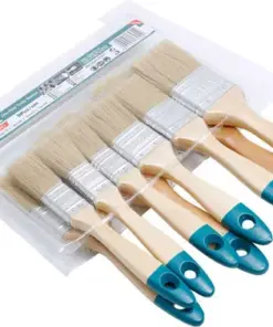 طقم فرشة دهان 9قطع يد خشب توتال THT8414091