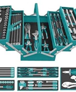 شنطة صاج 59قطعة 5درج توتال THTCS12591