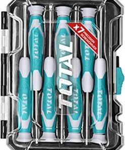 طقم مفك الكترونى كاوتش 7قطع توتال THT250726