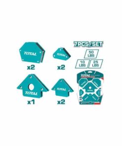 طقم حامل لحام مغناطيسى 4" مثلث 7قطع توتال_TAMWH7006