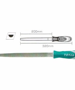 مبرد 8" نصف دائرة حدادى توتال THT91286