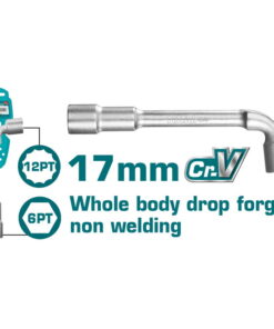 مفتاح بيبة 17مم توتال THWL1706