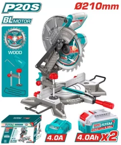 ديسك خشابى 8" 20فولت 2بطارية 4امبير توتال_TMSLI20212