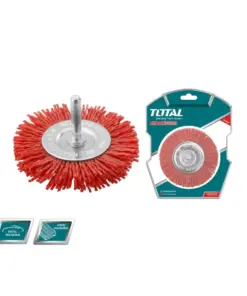 فرشة مستديرة 4" نيلون شنيور توتال TAC34045