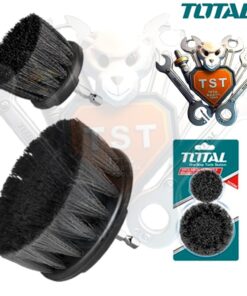 فرشة مستديرة غسيل 2قطعة نيلون صلبة اسود شنيور توتال TACH1235