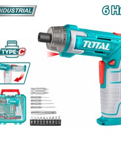 شنيور 8فولت سن مفك 6نيوتن 4/1" توتال type-C-TSDLI08025