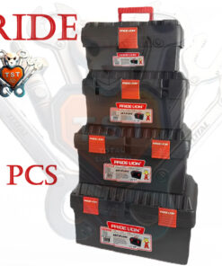 طقم شنطة بلاستيك 4قطع قفل بلاستيك بريدي