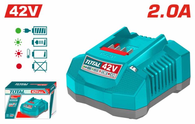 شاحن بطارية 42فولت ليثيوم 2امبير توتال_TFCLI42021