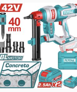 مسدس خرسانة 42فولت 4سم 2بطارية 2.5امبير توتال_TCNLI420602