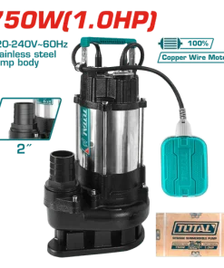 طلمبة غاطس 1حصان 750وات 13متر 2" استانلس توتال_TWP775016